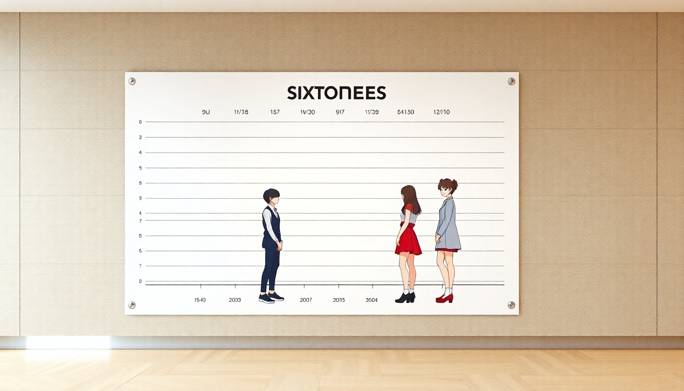 SixTONESメンバーとの身長比較!グループ内での位置づけは?