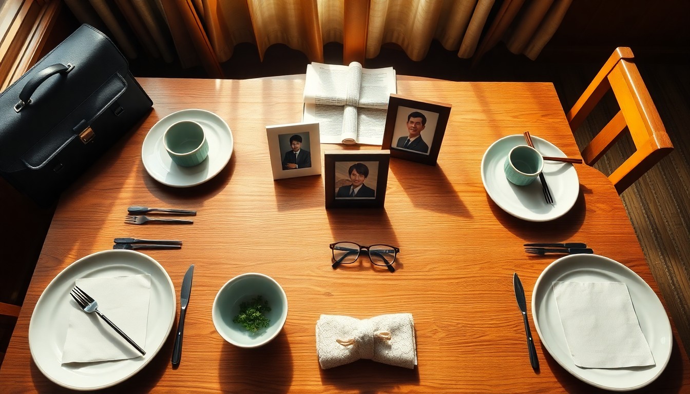 父の職業と家族構成について